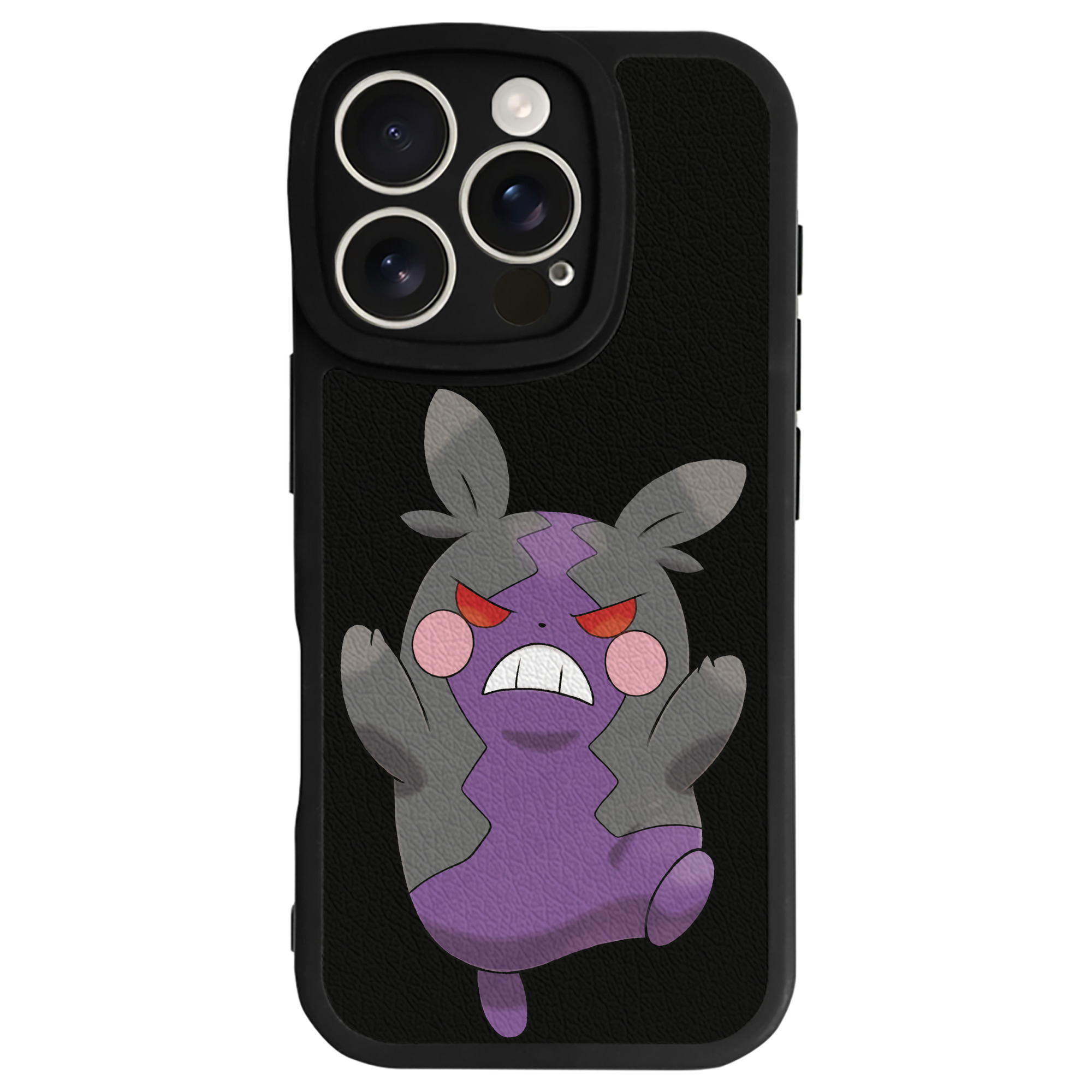 （画像用） ポケットモンスター Pokémon 【iPhone 16シリーズ対応】シリコンスマホケース（レザー調） 材質：シリコン